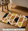 Ochre Modern Geometric Non-Slip Bath Mat (40x60 CM)