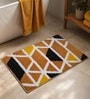 Ochre Modern Geometric Non-Slip Bath Mat (40x60 CM)