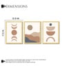 Minimal Abstract Framed Wall Art Set of 3