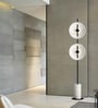 Modern Glass Ball Floor Lamp with Marble Base