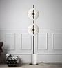 Modern Glass Ball Floor Lamp with Marble Base