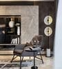 Modern Glass Ball Floor Lamp with Marble Base