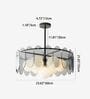 Modern Glass Disc Ceiling Chandelier   600 mm