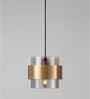 Modern Gold & Glass Pendant Light