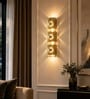 Modern Gold 3-Light LED Wall Light