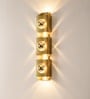 Modern Gold 3-Light LED Wall Light