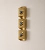 Modern Gold 3-Light LED Wall Light