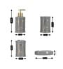 Modern Gold Ceramic (Set of 4) Bath Set