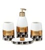 Modern Gold Ceramic (Set of 4) Bath Set