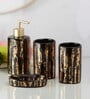 Modern Gold Ceramic (Set of 4) Bath Set