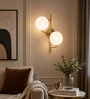 Modern Gold Globe Wall Sconce Modern Gold Globe Wall Sconce