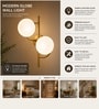 Modern Gold Globe Wall Sconce Modern Gold Globe Wall Sconce