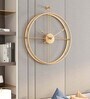 Gold Iron Novelty Wall Clock
