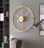 Gold Iron Novelty Wall Clock