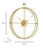 Gold Iron Novelty Wall Clock