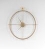 Gold Iron Novelty Wall Clock
