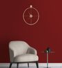 Gold Iron Novelty Wall Clock