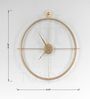 Gold Iron Novelty Wall Clock