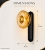 Modern Gold Mesh Wall Sconce
