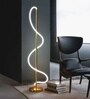 Modern Gold Spiral LED Floor Lamp Modern Gold Spiral LED Floor Lamp