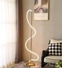 Modern Gold Spiral LED Floor Lamp Modern Gold Spiral LED Floor Lamp