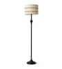 Modern Gold Stand Floor Lamp Macrame Shade