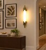 Modern Gold Vertical Linear LED Sconce