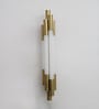 Modern Gold Vertical Linear LED Sconce