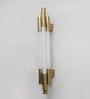 Modern Gold Vertical Linear LED Sconce