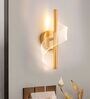 Modern Gold Wall Light with Elegant LED Ribbon Design