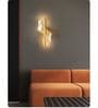 Modern Gold Wall Light with Elegant LED Ribbon Design