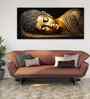 Modern Golden Buddha Premium Canvas Wall Painting