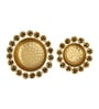 Modern Golden Metal (Set of 2) Urli