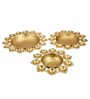 Modern Golden Metal (Set of 3) Urli