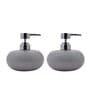 Modern Grey Ceramic (Set of 2) Soap Dispensers
