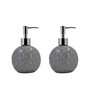 Modern Grey Ceramic (Set of 2) Soap Dispensers
