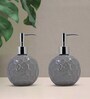 Modern Grey Ceramic (Set of 2) Soap Dispensers