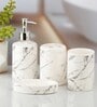 Modern Grey Ceramic (Set of 4) Bath Set