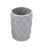 Modern Grey Ceramic Set of 2 Bath Accessories Set 