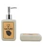 Modern Grey Ceramic Set of 4 Bath Accessories Set 