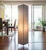 Modern Grey Cylinder Floor Lamp   Stylish Lighting for Living Room & Bedroom