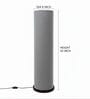 Modern Grey Cylinder Floor Lamp   Stylish Lighting for Living Room & Bedroom