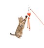 Modern Orange Nylon Hanging Cat Toy