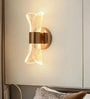 Modern Inbuilt LED Wall Sconce Light Gold Finish(3 Lighting Mode)