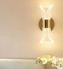 Modern Inbuilt LED Wall Sconce Light Gold Finish(3 Lighting Mode)