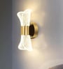 Modern Inbuilt LED Wall Sconce Light Gold Finish(3 Lighting Mode)