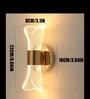 Modern Inbuilt LED Wall Sconce Light Gold Finish(3 Lighting Mode)