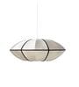 Modern Japanese Fabric Pendant Lamp (White)