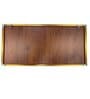 Modern Lady With Hat Glass Finish Horizontal Wall Art