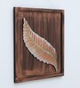 Modern Leaf Copper Iron Wall Art Without LED